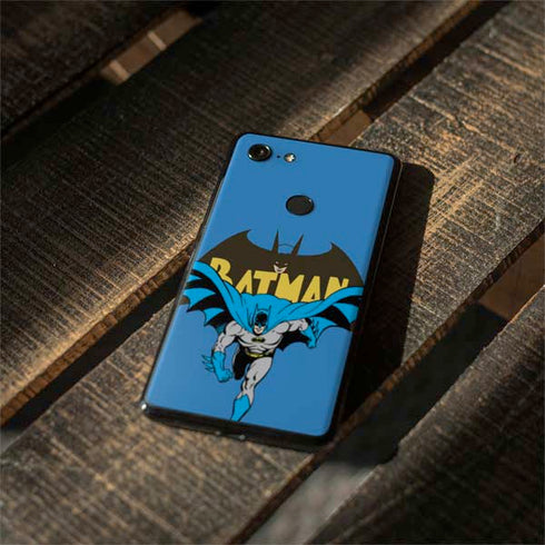 DC Comics Batman Vintage Action Pose Google Pixel 3 XL Skin
